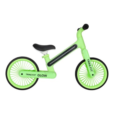 Trike Fix Glow LED neoninės žalios spalvos krosinis dviratis – šaldyti braškių daigai