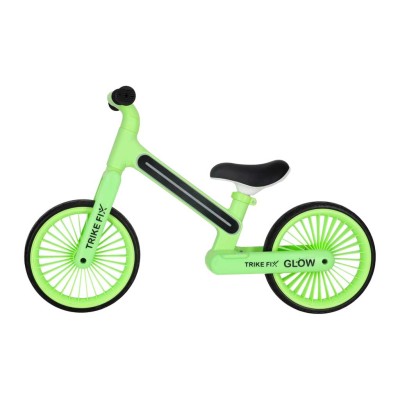 Trike Fix Glow LED neoninės žalios spalvos krosinis dviratis – šaldyti braškių daigai