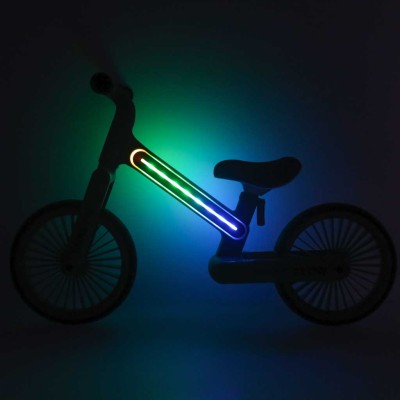 Trike Fix Glow LED neoninės žalios spalvos krosinis dviratis – šaldyti braškių daigai