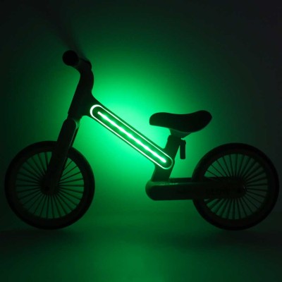 Trike Fix Glow LED neoninės žalios spalvos krosinis dviratis – šaldyti braškių daigai