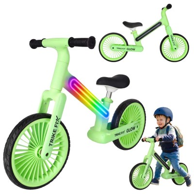 Trike Fix Glow LED neoninės žalios spalvos krosinis dviratis – šaldyti braškių daigai