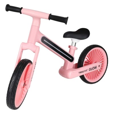 Trike Fix Glow LED krosinis dviratis rožinės spalvos – šaldyti braškių daigai