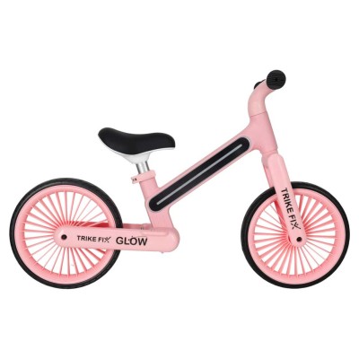 Trike Fix Glow LED krosinis dviratis rožinės spalvos – šaldyti braškių daigai