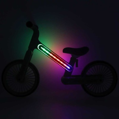 Trike Fix Glow LED krosinis dviratis rožinės spalvos – šaldyti braškių daigai