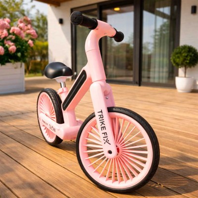 Trike Fix Glow LED krosinis dviratis rožinės spalvos – šaldyti braškių daigai