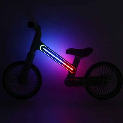 Triratis Fix Glow LED krosinis dviratis juodas