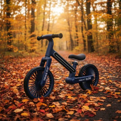 Trike Fix Glow LED krosinis dviratis tamsiai mėlyna – šaldyti braškių daigai
