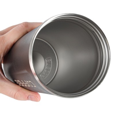 Išmanusis kelioninis puodelis su LED ekranu, juodas, 500 ml