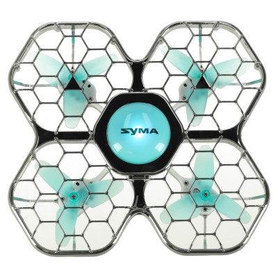 "Syma X26PRO" 2,4 GHz "Wi-Fi" RC dronas juodas – šaldyti braškių daigai