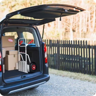 Sulankstomas rankinis transportavimo vežimėlis Humberg HM-507 (platforminis, maišams) – šaldyti braškių daigai