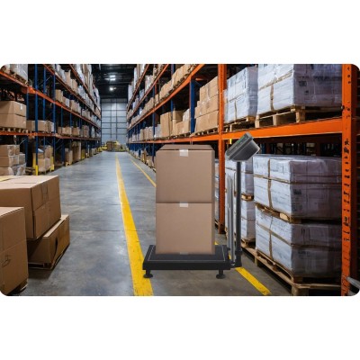Elektroninės pramoninės platforminės svarstyklės Humberg MH-191, iki 150 kg – šaldyti braškių daigai