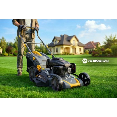 Benzininė vejapjovė su pavara Humberg HM-601, 51 cm, Loncin 196cc (su alyva rinkinyje) – šaldyti braškių daigai