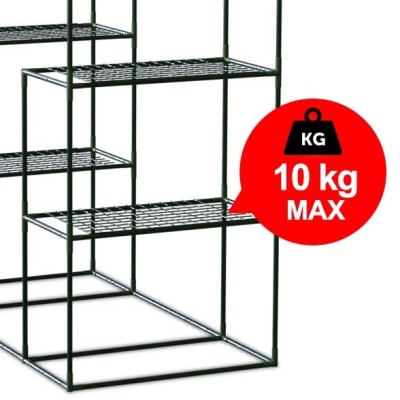 Siltumnīca ar diviem plauktiem 140 × 71 × 195 cm Thin 4922 – sertificēti saldēti zemeņu stādi
