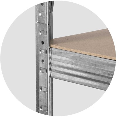 Regał magazynowy metalowy 180 × 90 × 40 cm Cienki 470200