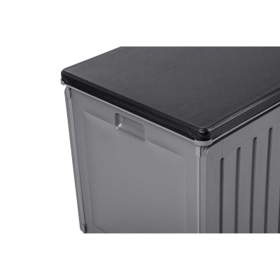 Skrzynia ogrodowa 109 × 51 × 55 cm 270 l szara
