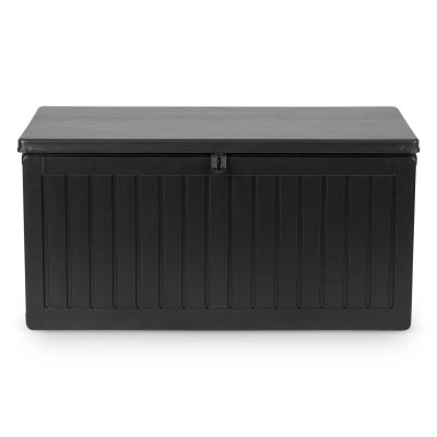 Sodo daiktadėžė 109 × 51 × 55 cm 270 L juoda – šaldyti braškių daigai