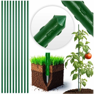 Paliki podporowe 180 cm cienkie PL940 zielone 10 szt.