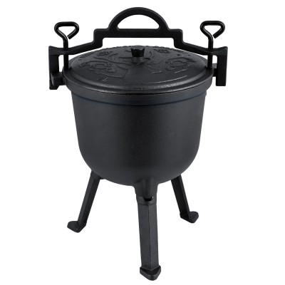 Kocioł żeliwny emaliowany 8L do ogniska/grillu Berdsen BD481