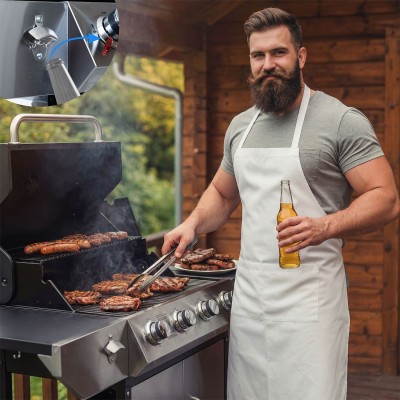 Grill gazowy ogrodowy żeliwny ruszt z pokrywą 4+1 palniki Berdsen BD-896 – sertificēti saldēti zemeņu stādi