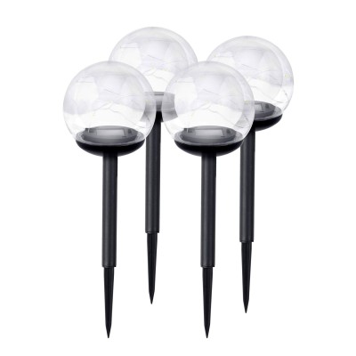 Lampa solarna kula przezroczysta 4 szt. iLumen LS103