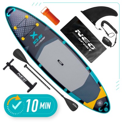 Pripučiama SUP irklentė Aquasurf 320 × 84 × 15 cm Neo-Sport 170207 – šaldyti braškių daigai
