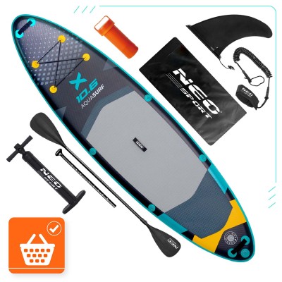 Pripučiama SUP irklentė Aquasurf 320 × 84 × 15 cm Neo-Sport 170207 – šaldyti braškių daigai