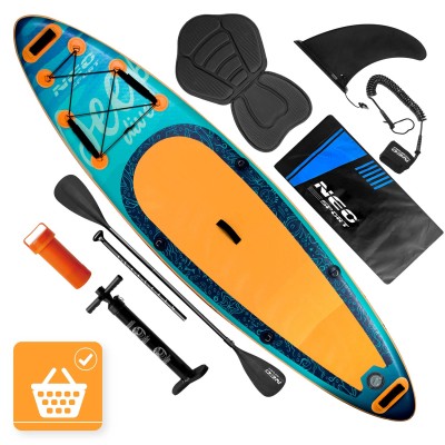 Piepūšamais SUP airēšanas dēlis Aquasurf 320 × 84 × 15 cm Neo-Sport 170214 – sertificēti saldēti zemeņu stādi