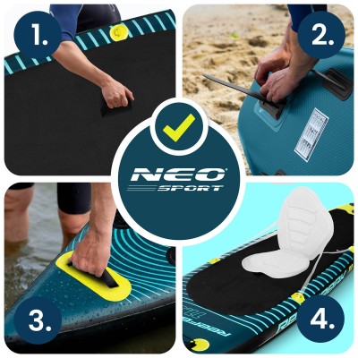 Deska SUP Reefbreak 350 x 81 x 15 cm Neo-Sport 170310 – sertificēti saldēti zemeņu stādi