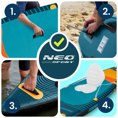 Pompowana deska SUP Reefbreak 350 × 81 × 15 cm Neo-Sport 170311
