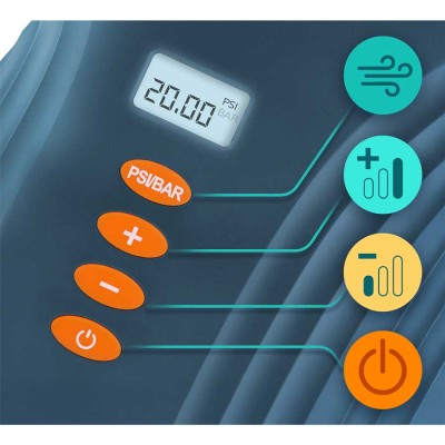 Elektrinė pompa čiužiniui, valčiai ir SUP lentai su 6 antgaliais 12V Neo-Sport NS713 – šaldyti braškių daigai