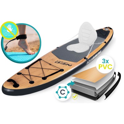 Pripučiama SUP irklentė Aquasurf 320 × 84 × 15 cm Neo-Sport 170212 – šaldyti braškių daigai