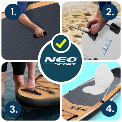 Deska SUP Aquasurf 320 x 84 x 15 cm Neo-Sport 170212 – sertificēti saldēti zemeņu stādi