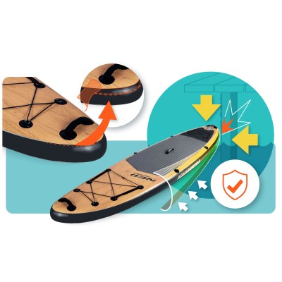 Pripučiama SUP irklentė Aquasurf 320 × 84 × 15 cm Neo-Sport 170212 – šaldyti braškių daigai