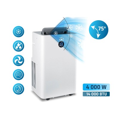 Mobilus oro kondicionierius su sandarinimo tarpine 14000 BTU WiFi Berdsen BD584 – šaldyti braškių daigai