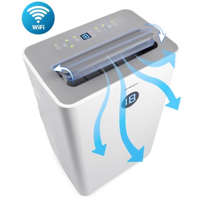 Mobilus oro kondicionierius su sandarinimo tarpine 14000 BTU WiFi Berdsen BD584 – šaldyti braškių daigai