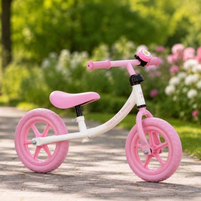 Trike Fix Balance krosinis dviratis su varpeliu rožinės spalvos – šaldyti braškių daigai