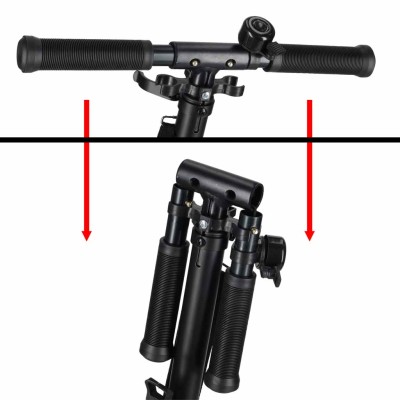 Trike Fix miesto motoroleris sulankstomas 200 mm ratais juodas/pilkas – šaldyti braškių daigai