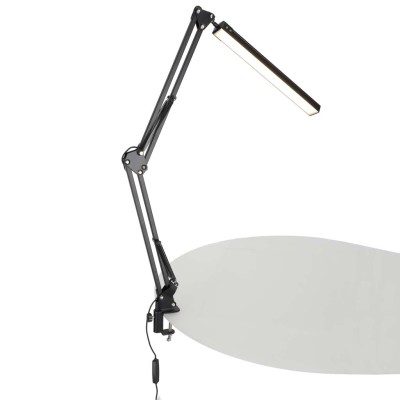 LED stalinis šviestuvas USB pasukama rankena 2 tvirtinimo būdai