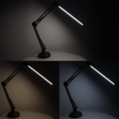 LED stalinis šviestuvas USB pasukama rankena 2 tvirtinimo būdai