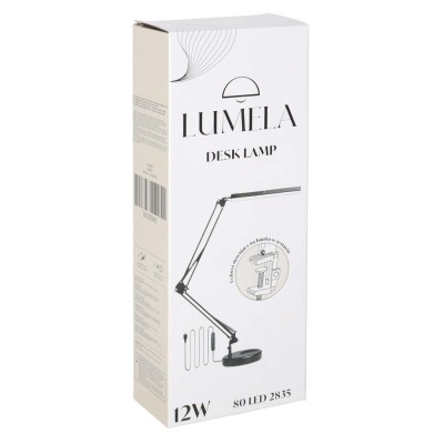 LED stalinis šviestuvas USB pasukama rankena 2 tvirtinimo būdai