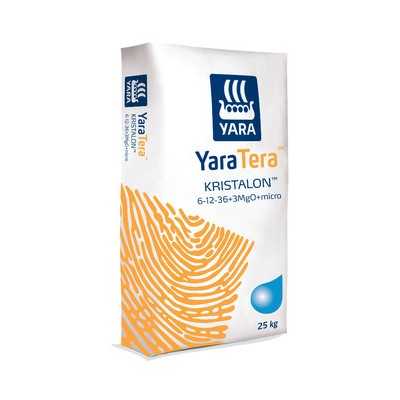 Yara Kristalon oranž 25KG 6-12-36+mikro Avalehele, NPK väetised Oranž kristalne aine on:

mitmekomponentsed universaalsed mine