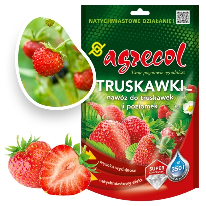 Braškių trąšos, kristalinis mineralinis koncentratas, 350 g, Agrecol