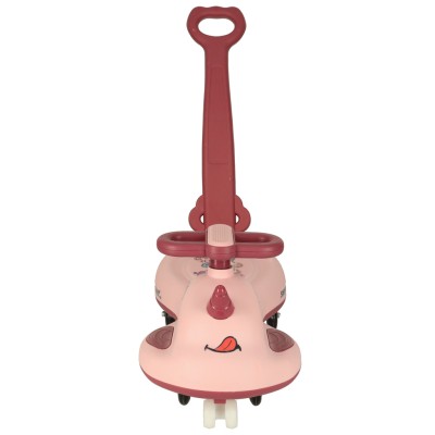 LED Swing FIX S1 gravitacinis paspirtukas su rankena rožinis max 65kg