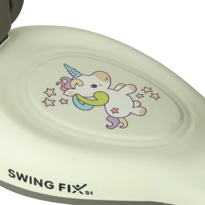 LED Swing FIX S1 gravitacinis paspirtukas su rankena pilkos spalvos, maks. 65 kg – sertificēti saldēti zemeņu stādi